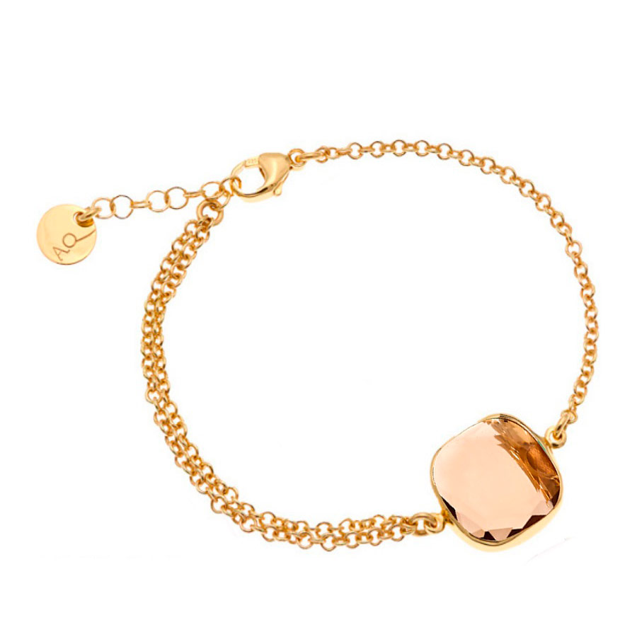 Aquaforte Bracciale Monopietra Champagne